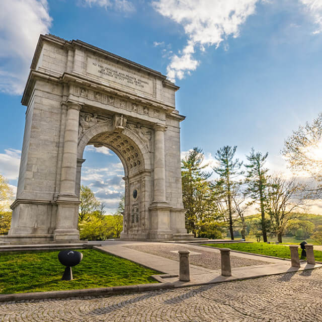 Valley Forge National Historical Park in Pennsylvania