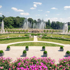 Main Fountain Garden at Longwood Gardens in Kennett Square, Pennsylvania