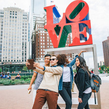 LOVE Park in Philadelphia, Pennsylvania
