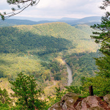 Penn's View Overlook in Woodward, Pennsylvania