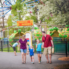 Turtle Whirl attraction at Dutch Wonderland in Lancaster, Pennsylvania